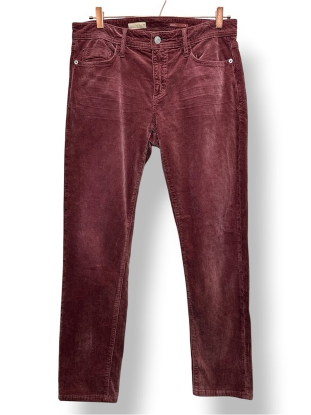 Pilcro and the Letterpress Slim Boyfriend Crop Corduroy Pants Size 28 Anthro
